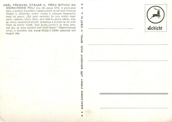 Král Přemysl Otakar II. před bitvou na Moravském poli