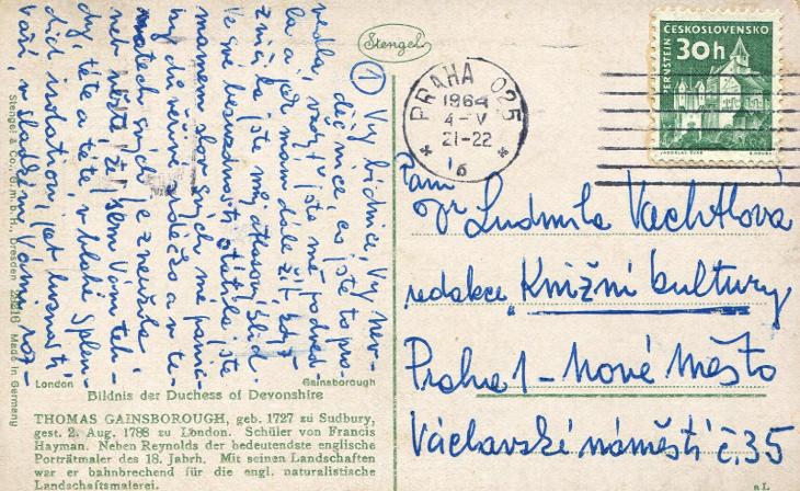 Gainsborough, Thomas - Dáma v klobouku