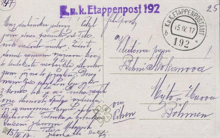 Muttich, C.V. - Naše děti - Polní pošta / Feldpost