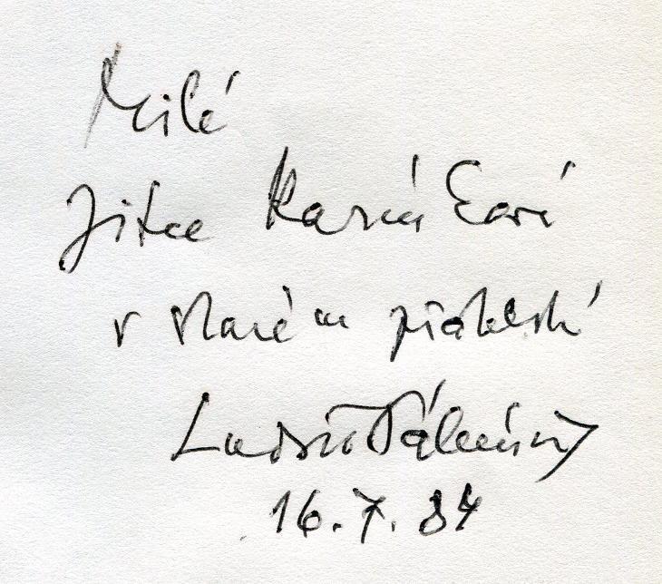 Páleníček, Ludvík - Max Švabinský (PODPIS)