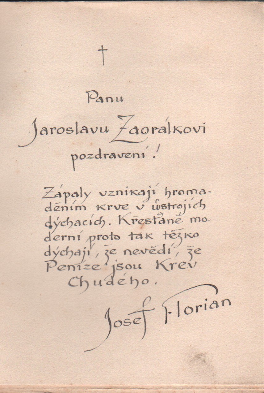 Bloy, Leon - Krev chudého (podpis)
