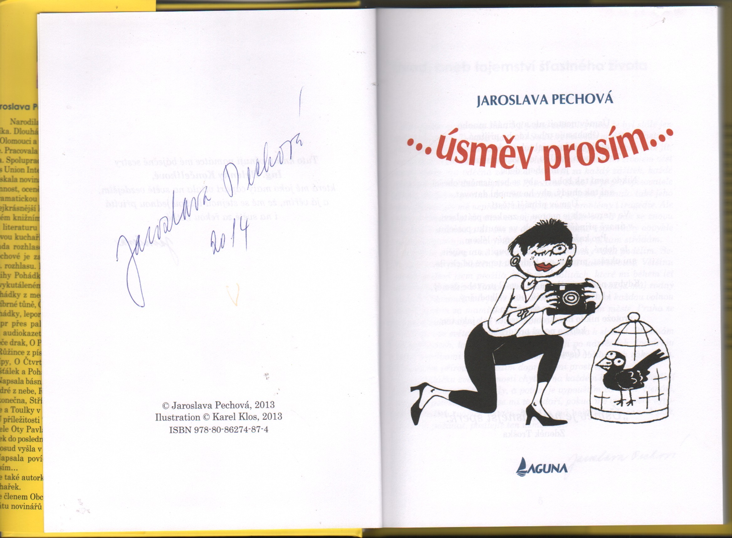 Pechová, Jaroslava - ...úsměv prosím... (podpis)