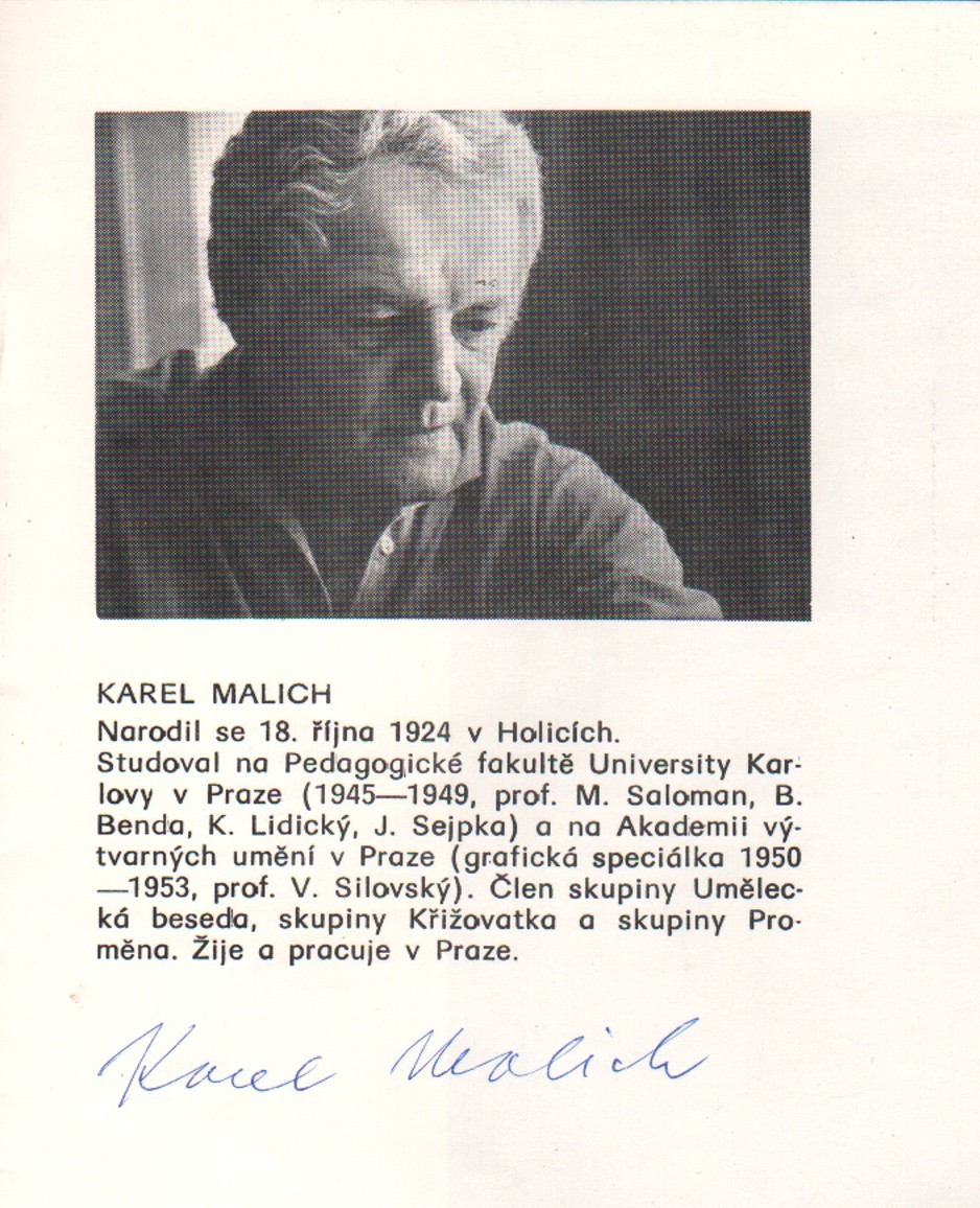 Karel Malich (podpis)