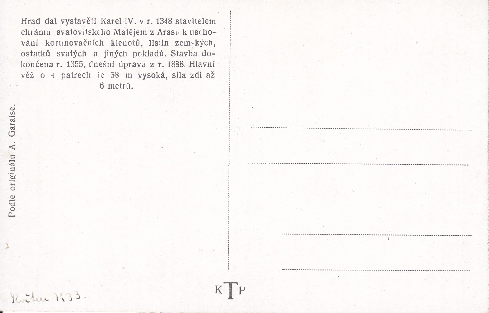 Karlštejn v XVI. století (Beroun)