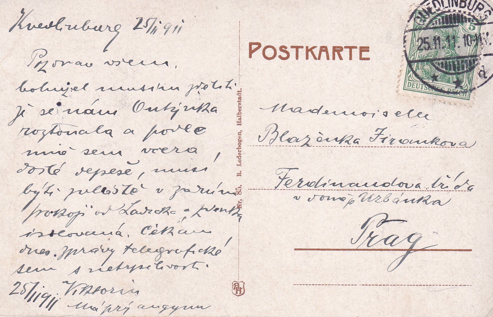 Quedlinburg / Kvedlinburk (Německo)