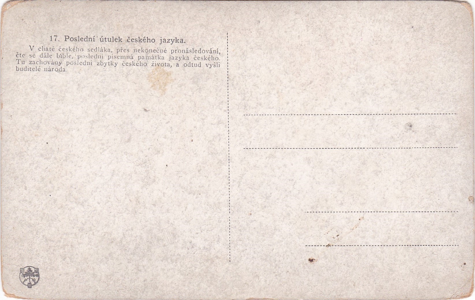 Poslední útulek českého jazyka