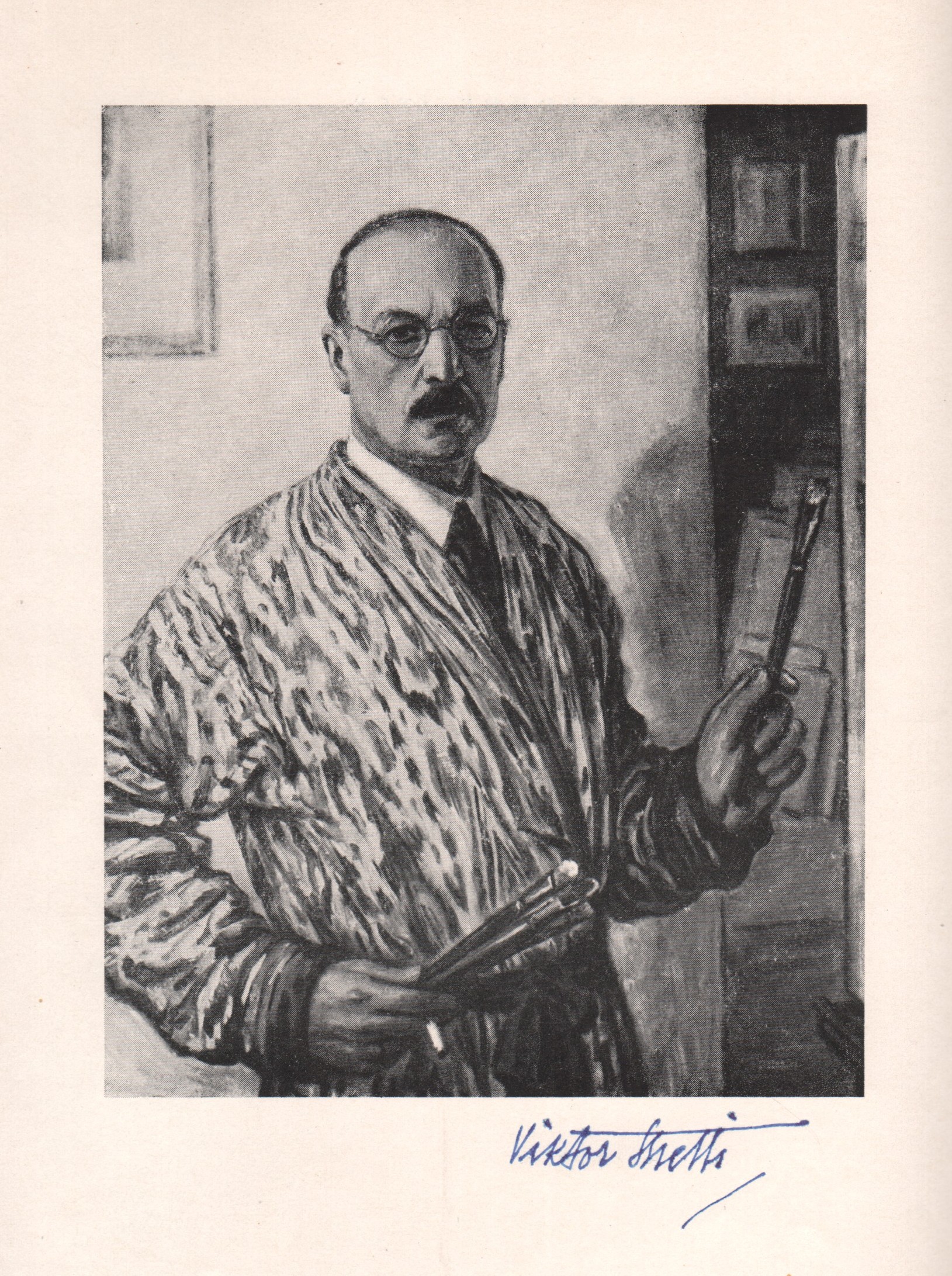 Obrazy Viktora Strettiho (podpis)