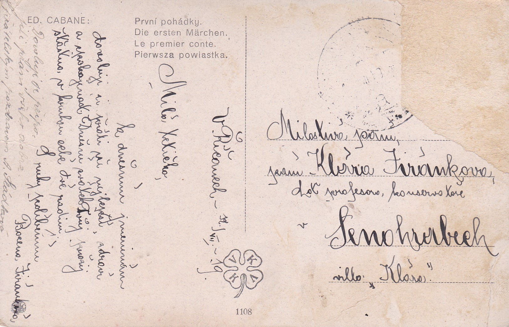 Cabane, Édouard - První pohádky