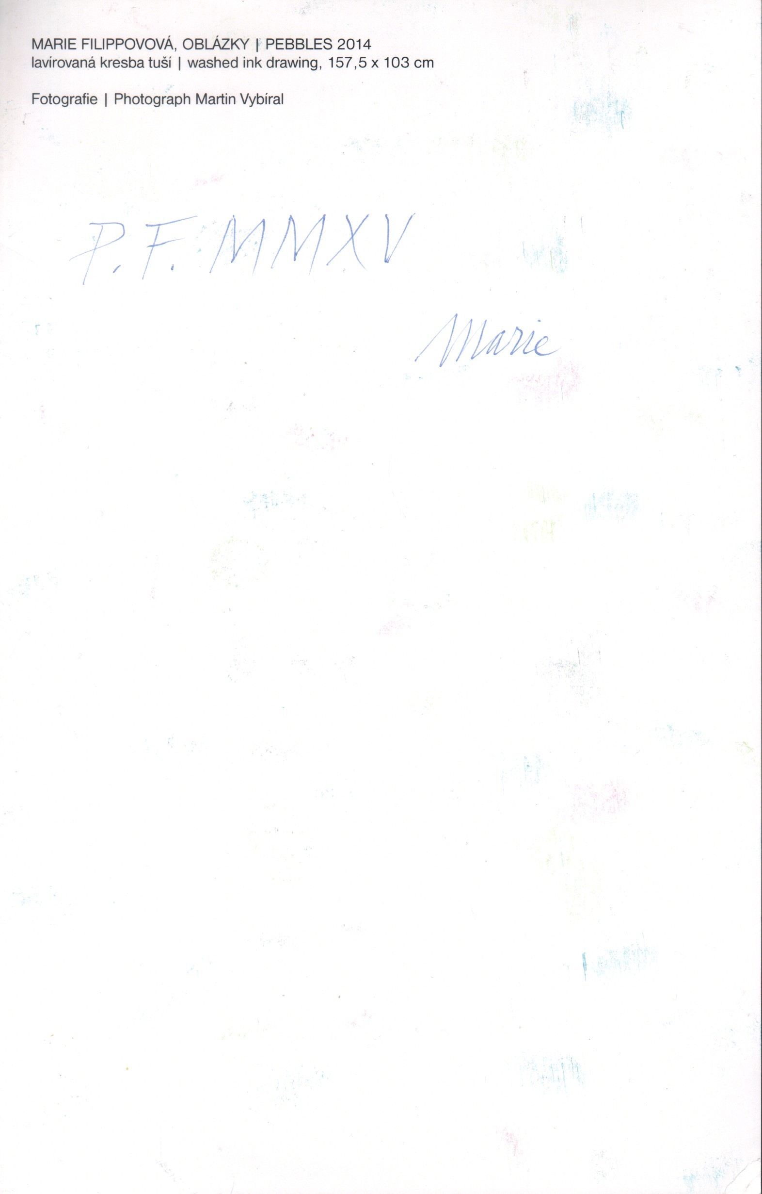 Marie Filippovová - P.F. MMXV (podpis)