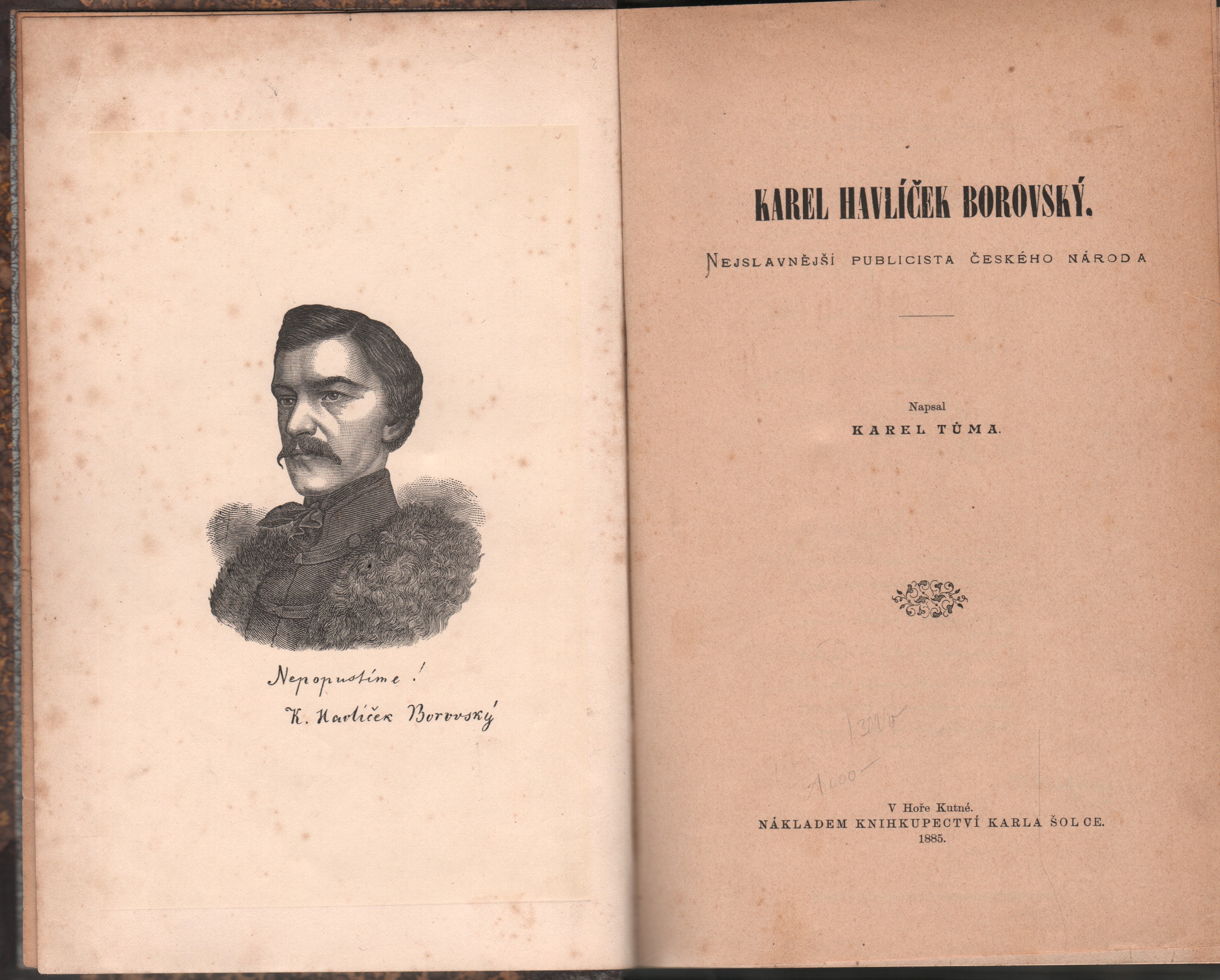 Tůma, Karel - Karel Havlíček Borovský