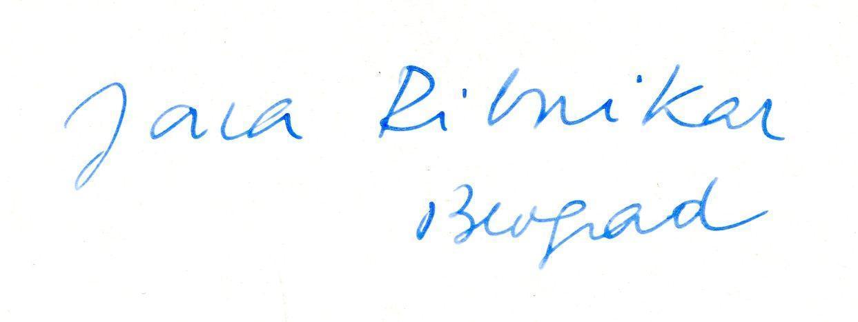 Jara Ribnikar (podpis)