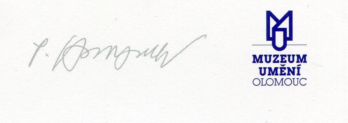 Pavel Herynek: Šperky, objekty, kresby 1974 - 2004 (podpis)