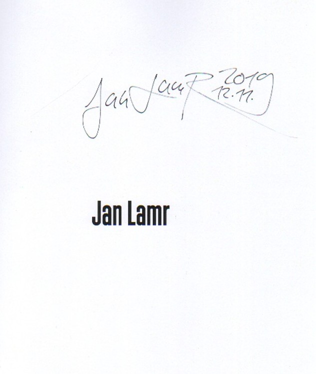 Jan Lamr: Strarling murmuration (podpis)