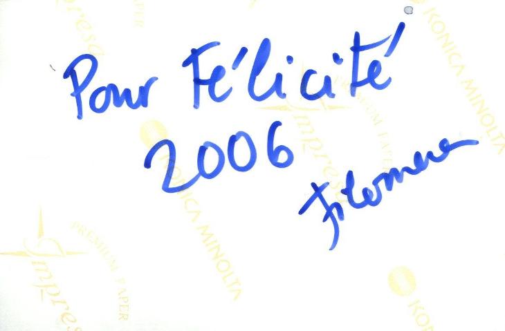 Filoména Borecká (podpis)
