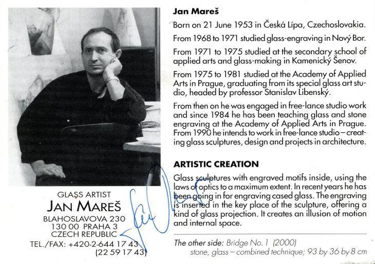 Jan Mareš (podpis)