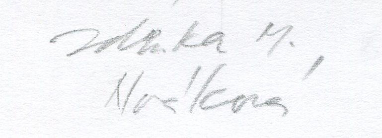 Zdenka Marie Nováková (podpis)