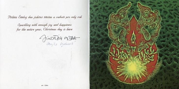 Jindřich Vydra, Majka Vydrová (podpis)