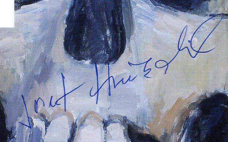 Josef Hnízdil: Návrat k malbě (podpis)