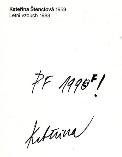 Kateřina Štenclová (podpis)