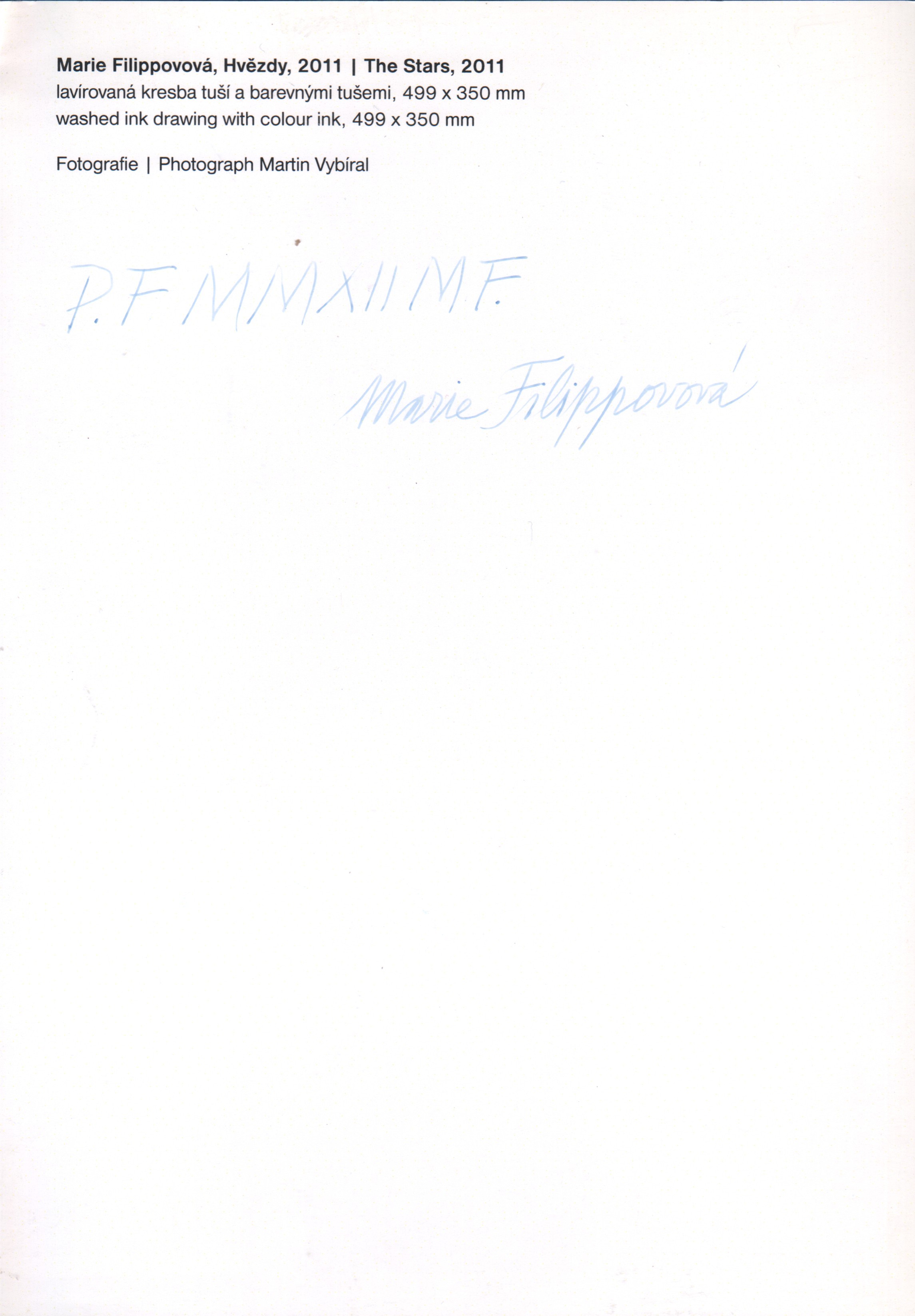 Marie Filippovová (podpis)