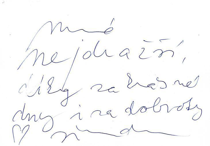 Petr Zatloukal: Poslední cesta - Jindřich Štreit (podpis)