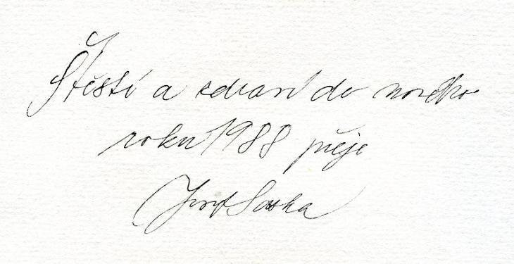 Josef Saska (podpis)