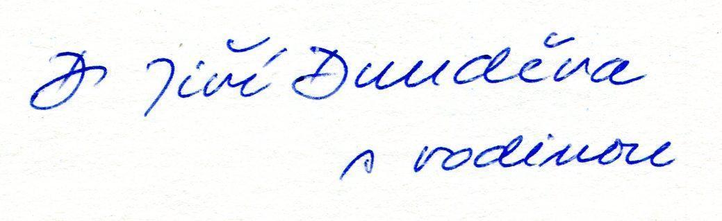 Jiří Dunděra (podpis)
