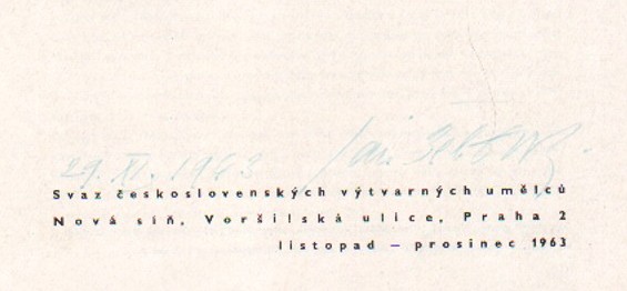 Ján Želibský: Cyklus kolportovaného ilegálního tisku (podpis)