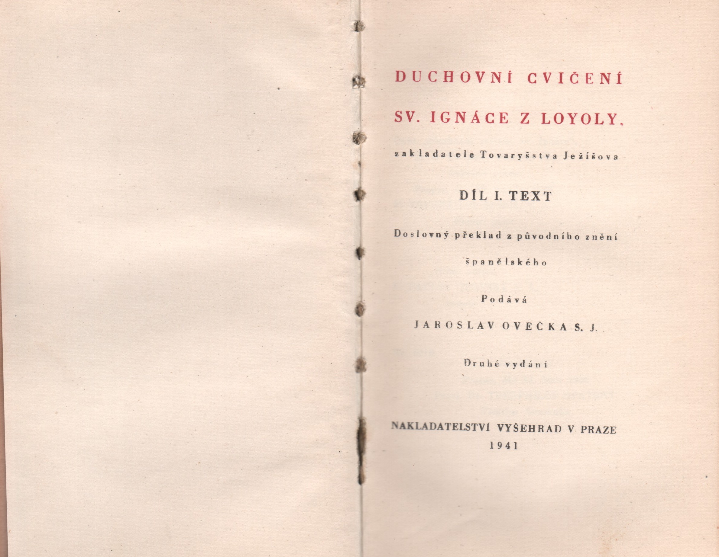 Duchovní cvičení sv. Ignáce z Loyoly