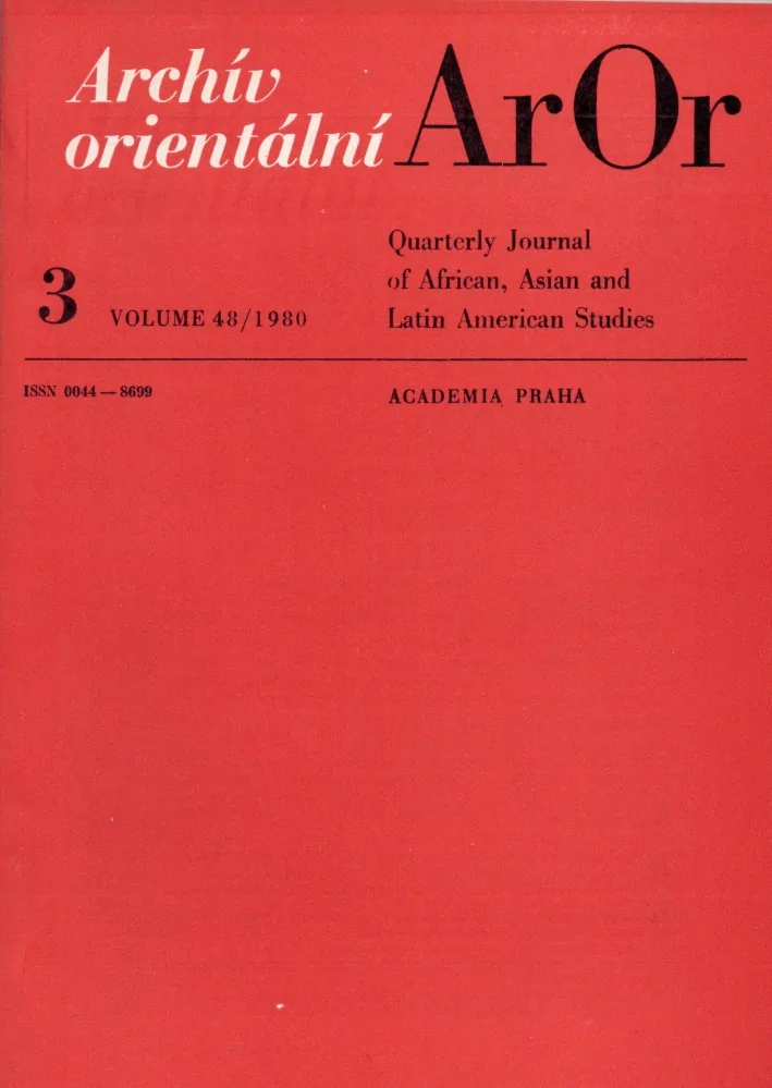 Archív orientální 1980 r. 48 - komplet