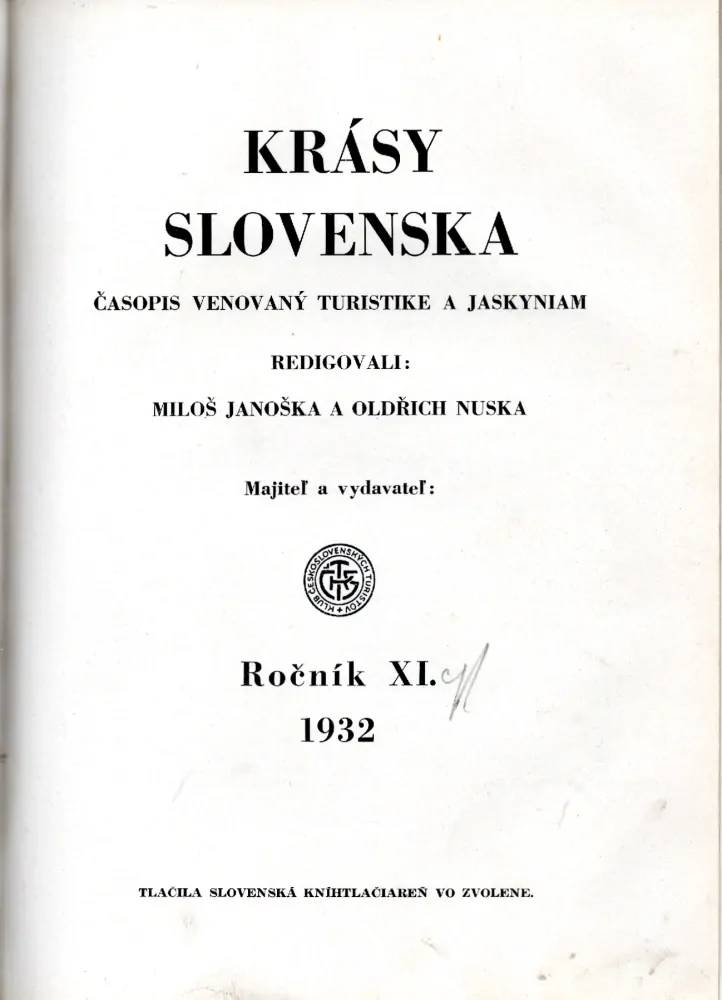 Krásy Slovenska 1931-32 r. 10-11 - komplet