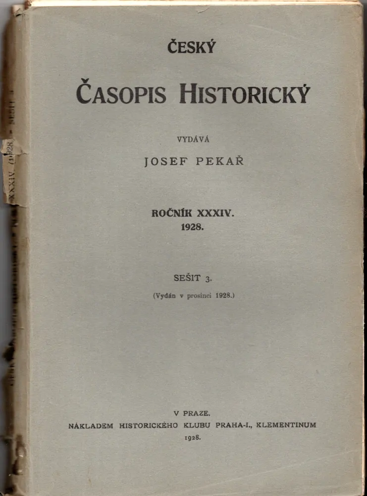 Český časopis historický 1928 r. 34