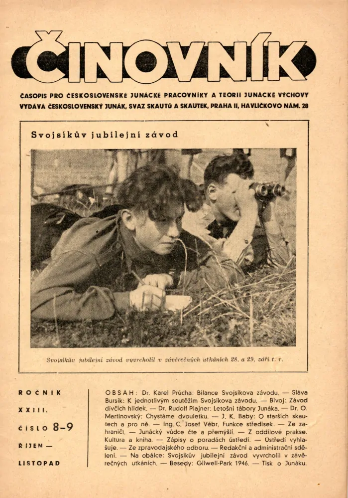 Činovník 1946 r. 23 - komplet