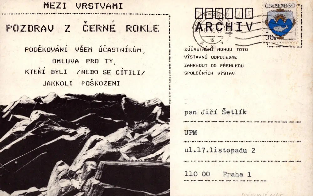 Mezi vrstvami: Pozdrav z Černé rokle