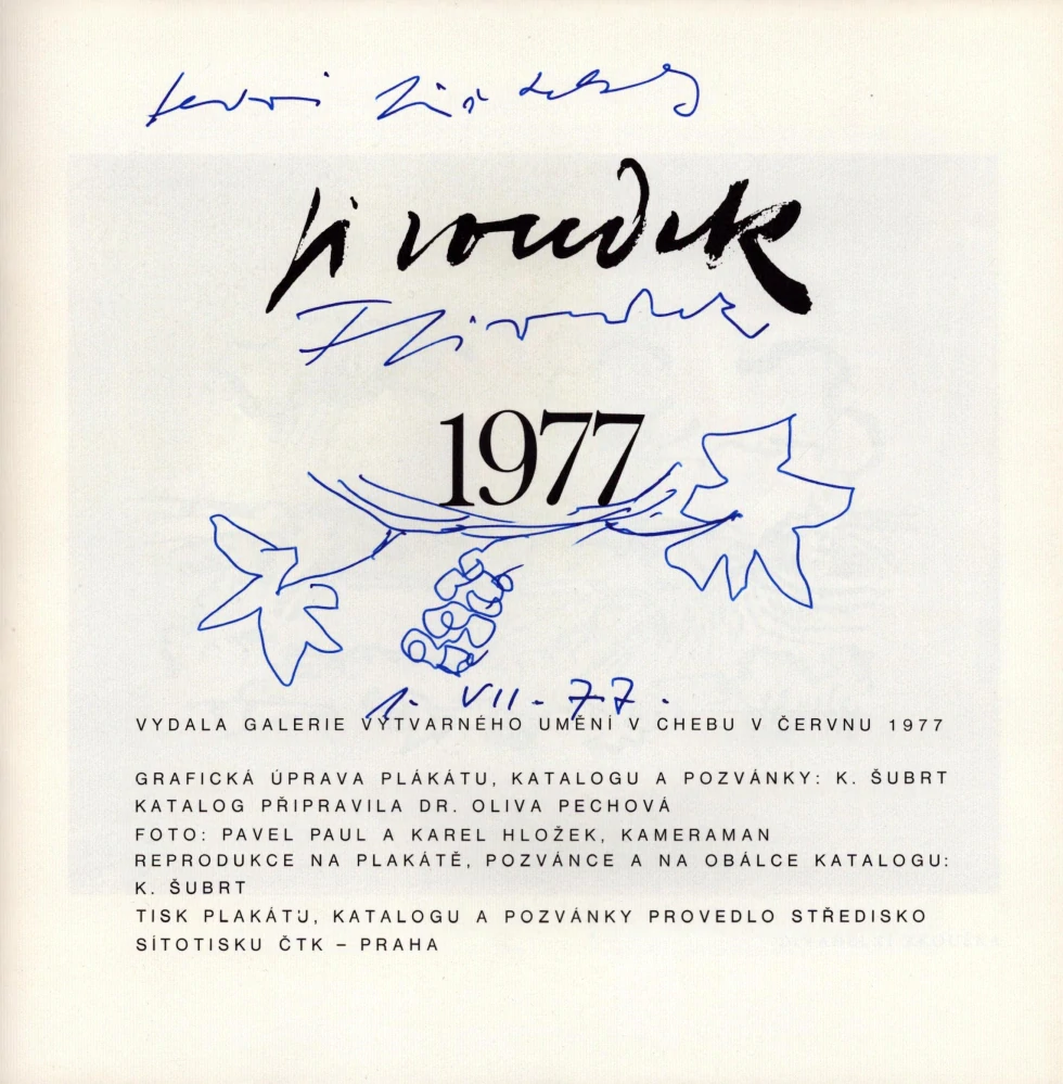 František Jiroudek - národní umělec: Obrazy a kresby (podpis)
