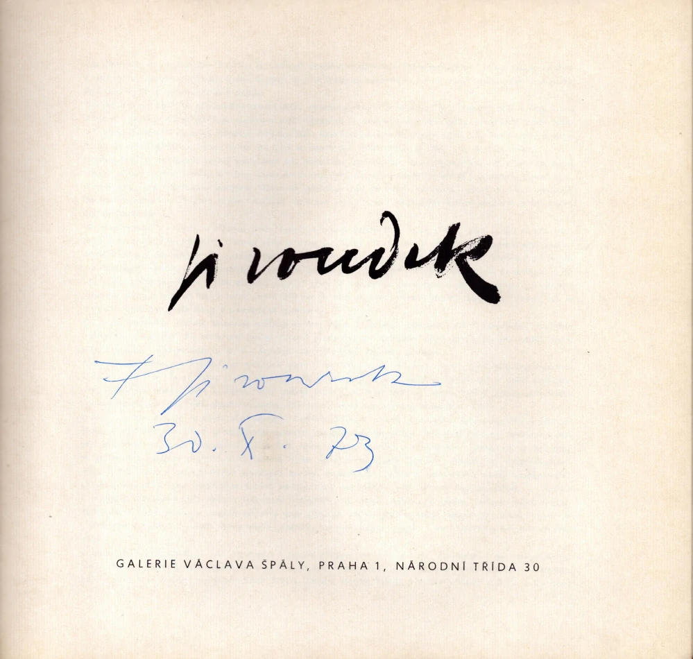 František Jiroudek (podpis)