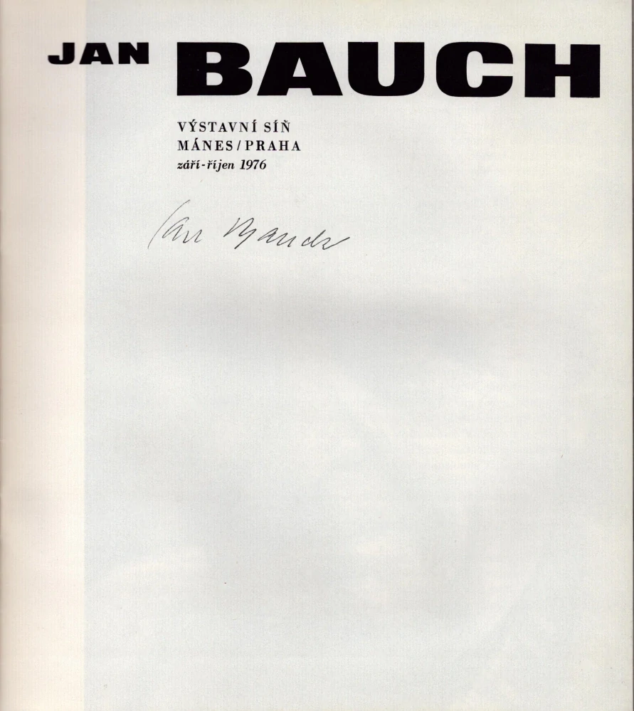 Jan Bauch (podpis)