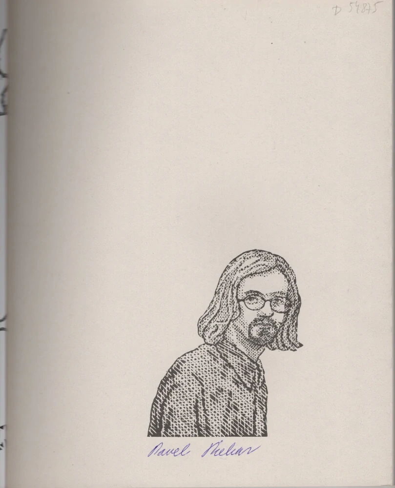 Pavel Piekar: Linoryt (podpis)