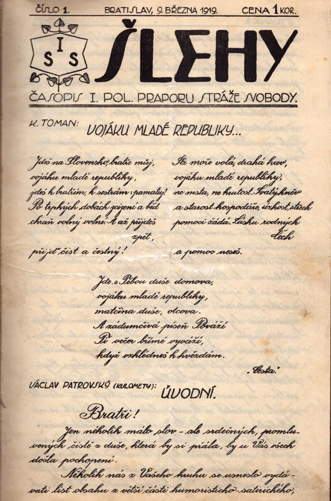 Šlehy + Stráž svobody 1919
