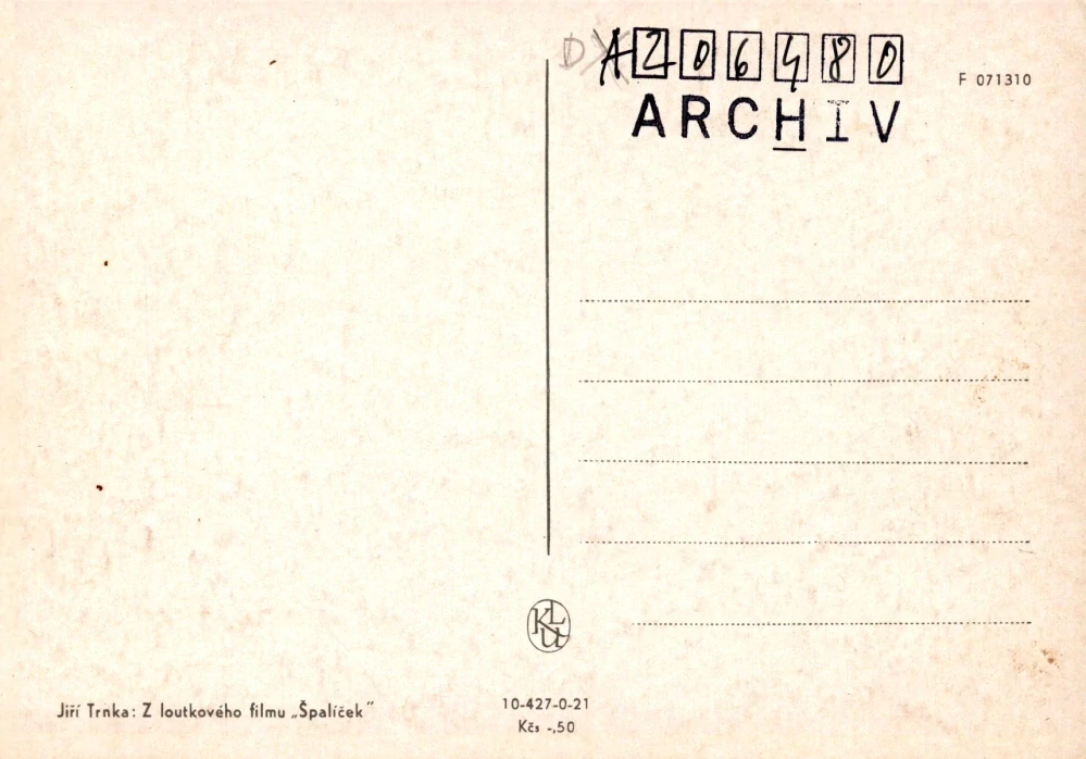 Jiří Trnka: Z loutkového filmu Špalíček