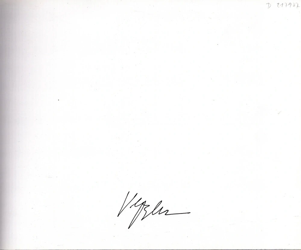 Václav Cigler: Prostory, projekty / Spaces, Projects / Räume, Projekte (podpis)