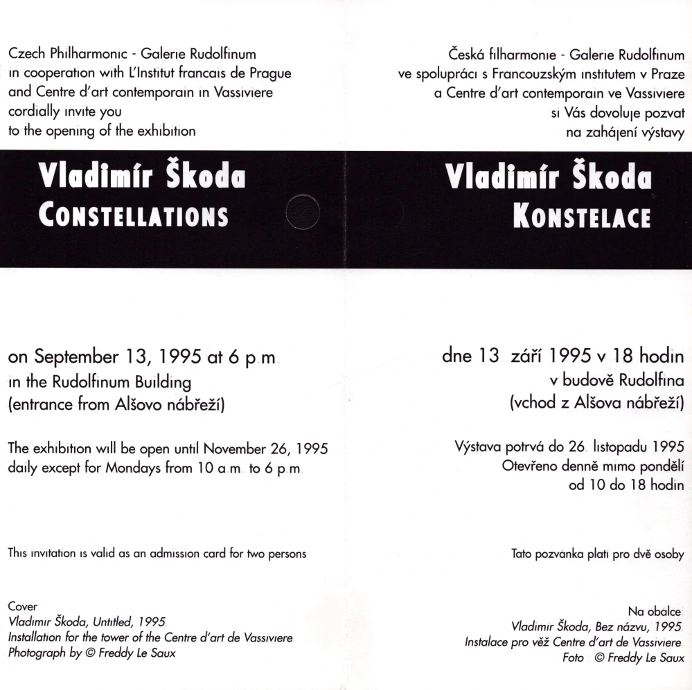 Vladimír Škoda: Konstelace / Constellations (podpis)