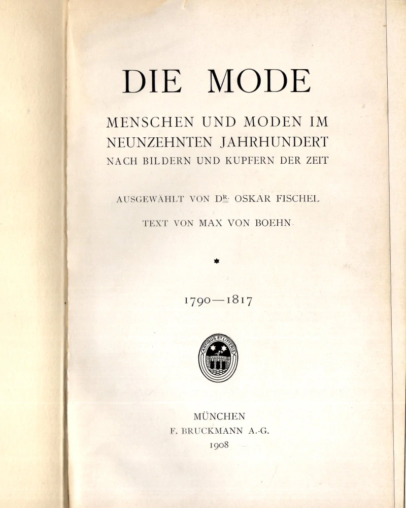 Die Mode: 1790-1817