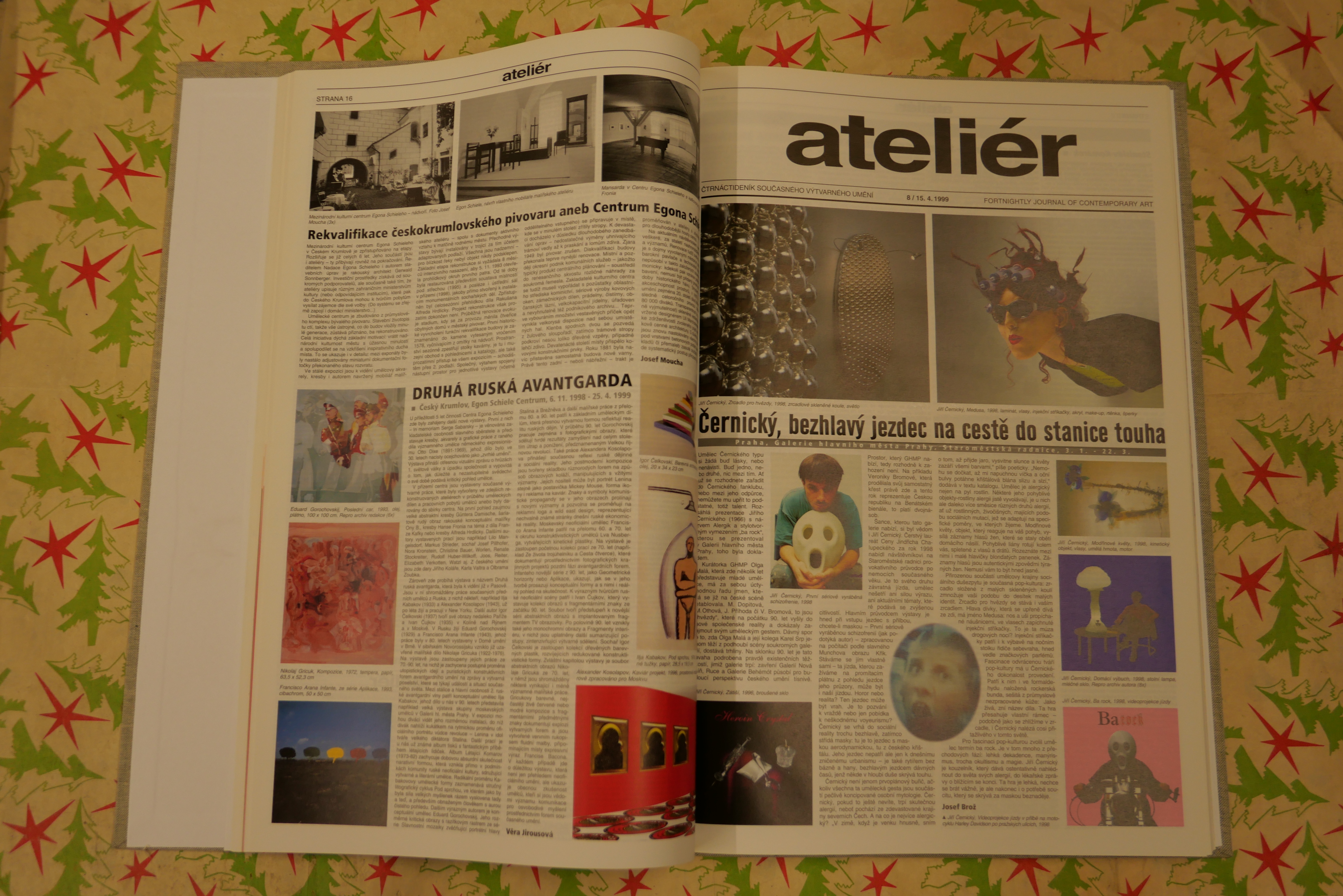 Ateliér, čtrnáctideník současného výtvarného umění 1999 - komplet