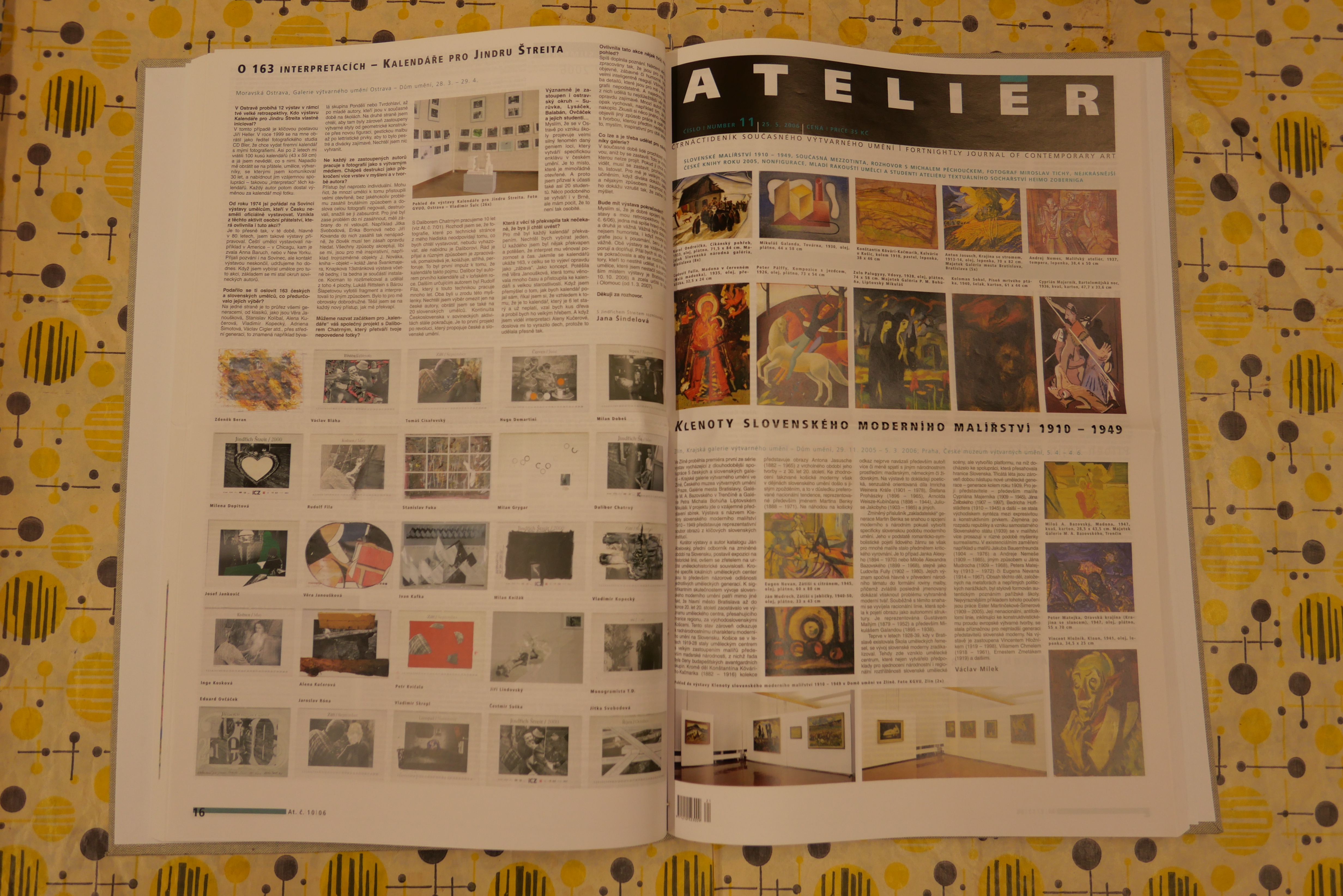 Ateliér, čtrnáctideník současného výtvarného umění 2006 - komplet