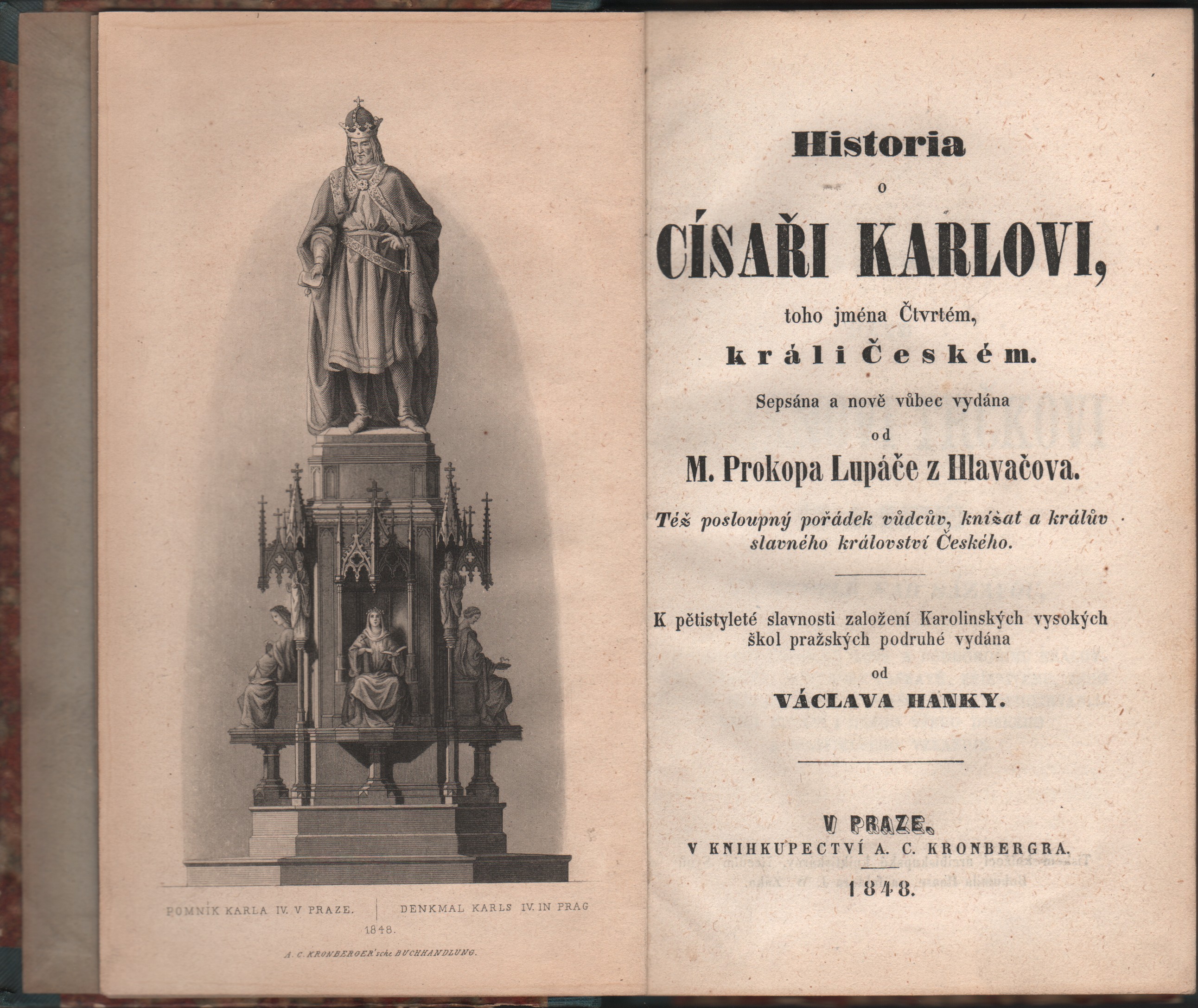 Historia o císaři Karlovi, toho jména Čtvrtém, králi českém