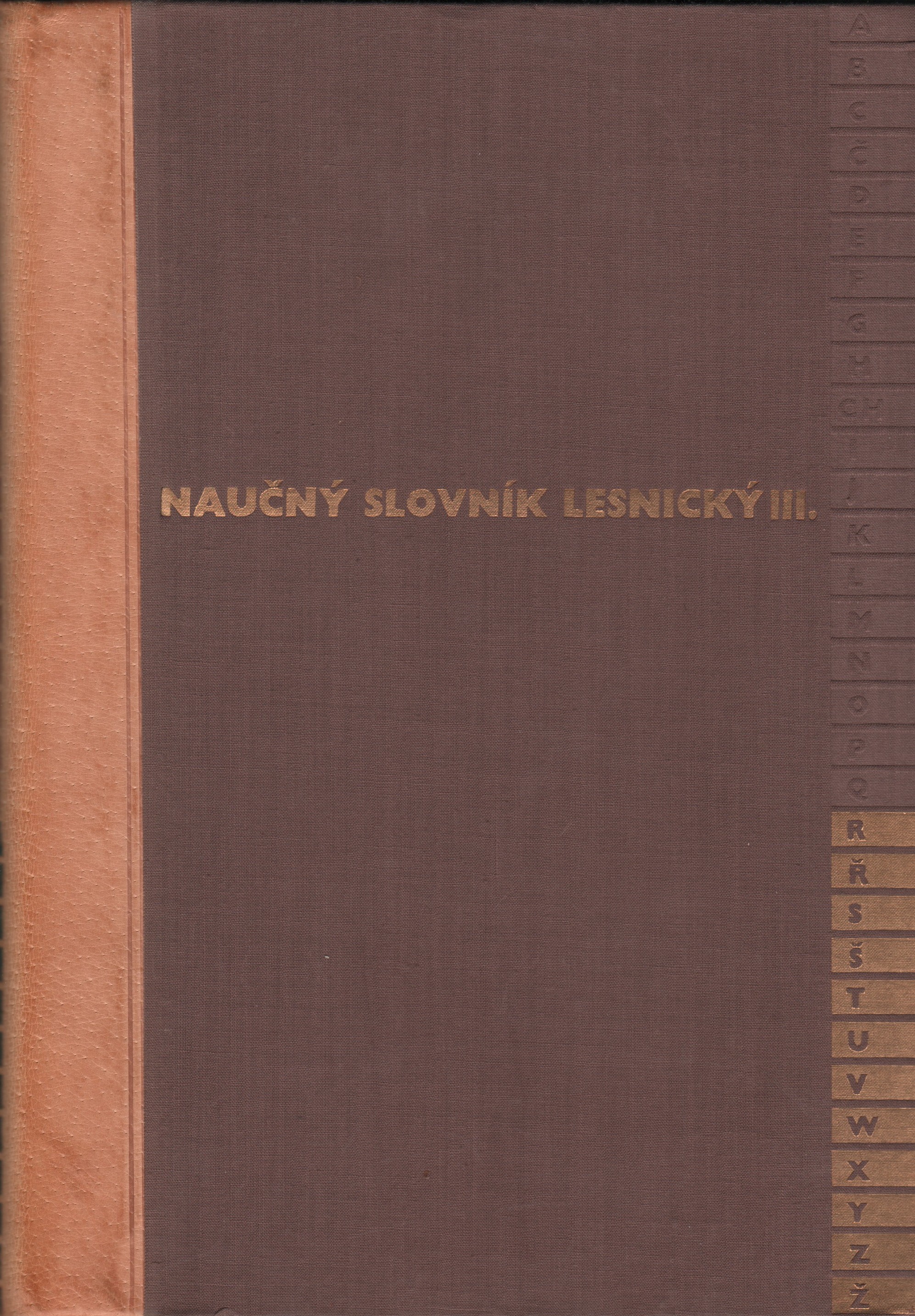Naučný slovník lesnický I.-III. (3 díly)