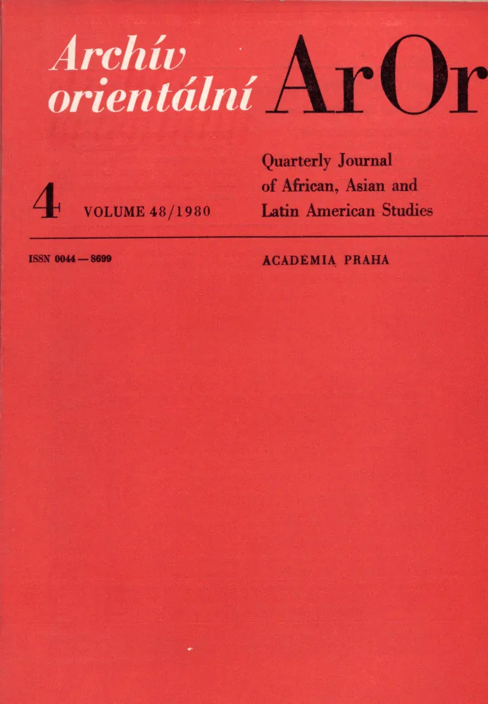 Archív orientální 1980 r. 48 - komplet
