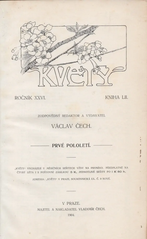 Květy 1904 r. 26 - komplet