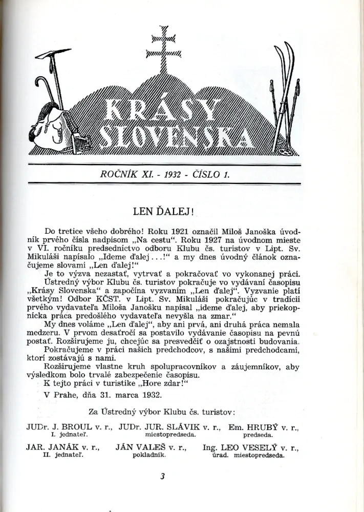 Krásy Slovenska 1931-32 r. 10-11 - komplet